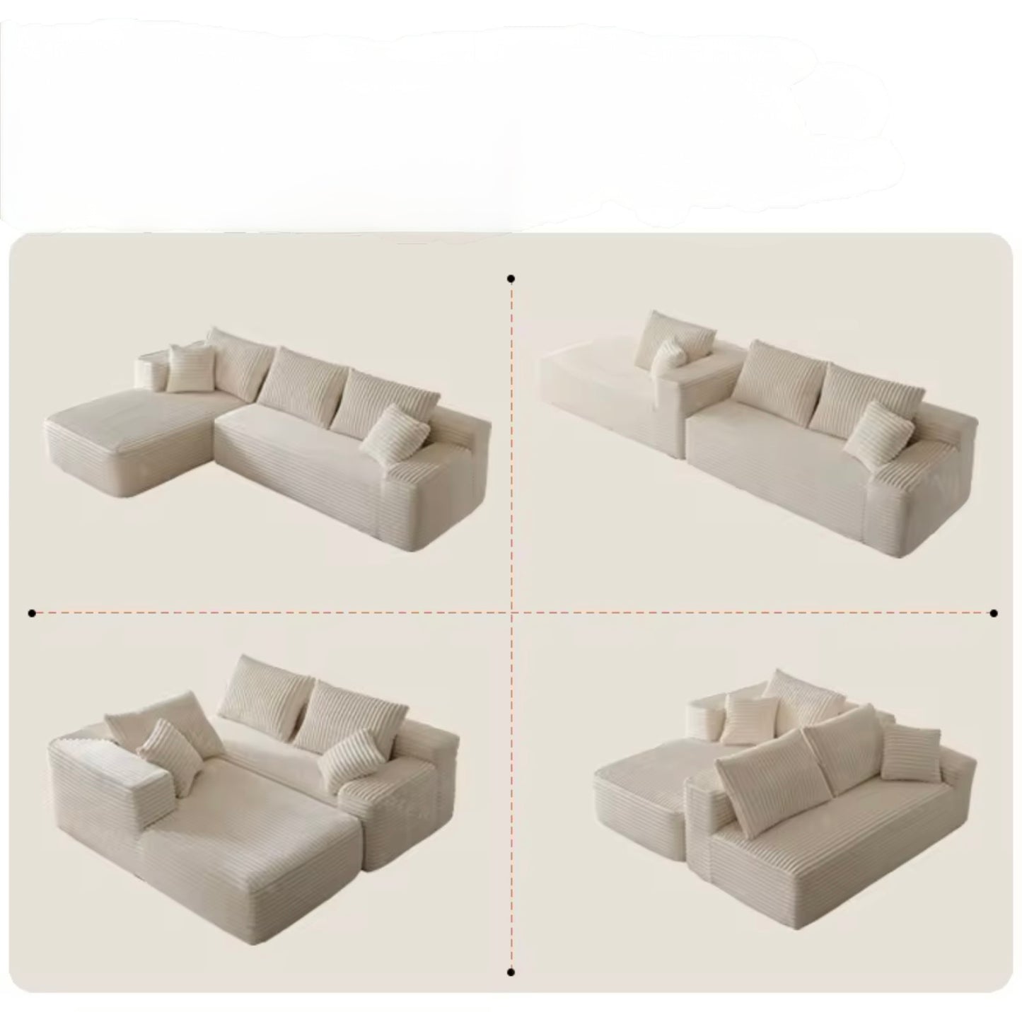 L Shape Sectional Couch Compressed Sofas