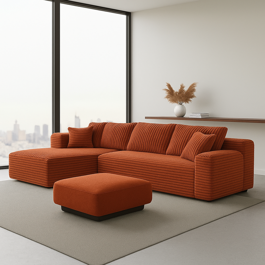 L Shape Sectional Couch Compressed Sofas